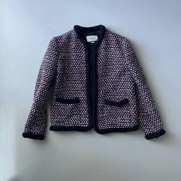 Gucci Boxy Tweed Jacket IT 40 - Picture 2 of 9